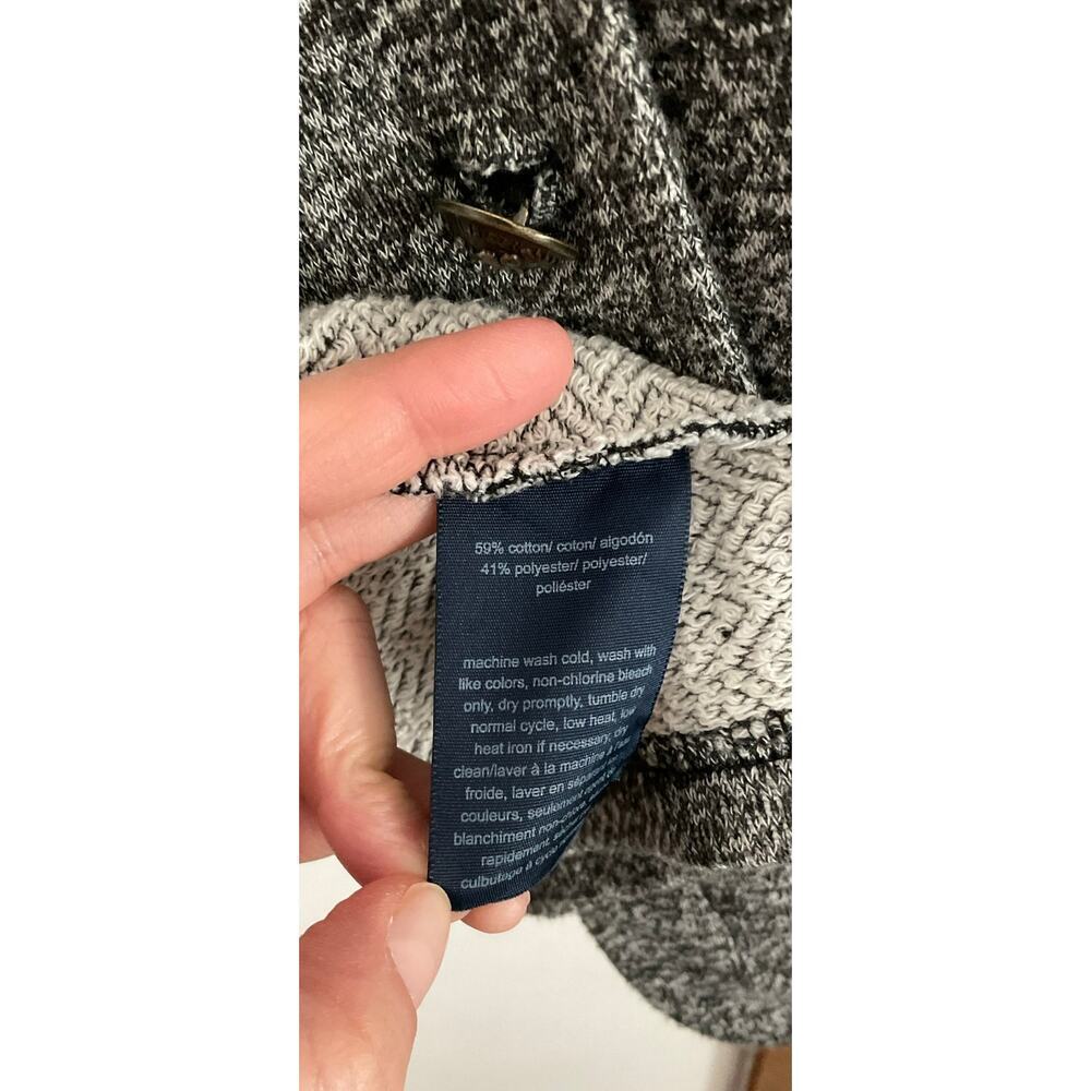 Tommy Hilfiger Women's Marled Military Band Jacket Grey Open Front Size 2X Plus - Picture 7 of 7